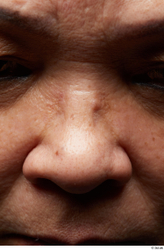 Face Nose Skin Woman Asian Chubby Wrinkles Studio photo references